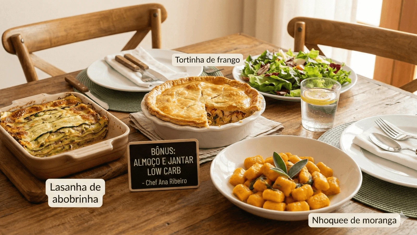 Bônus Almoço e Jantar